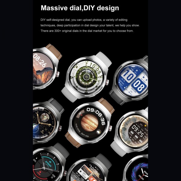 Smartwatch Microwear DK56 –  Silver Silicone